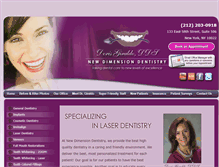 Tablet Screenshot of newdimensiondentistry.com